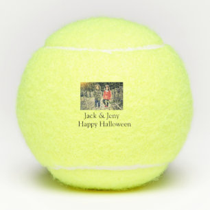 voeg naam foto tekst Halloween kinder meisje jonge Tennisballen
