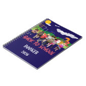 Voeg Naam Foto Toe Back-To-School Notitieboek (Linkerzijde)