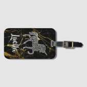 Voeg naam Gepersonaliseerde bagagelabel Unicorn to (Voorkant (horizontaal))