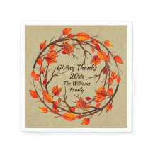 Voeg Naam Matching Thanksgiving Autumn Cocktail Na