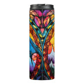 Voeg naam of tekst toe, Glas in lood Dragon Thermosbeker (Achterkant)