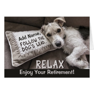 Voeg Naam opnieuw toe als de Dog Retirement Card