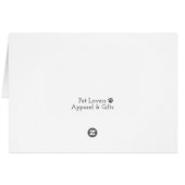 Voeg Naam opnieuw toe als de Dog Retirement Card (Achterkant Horizontaal)