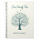 Voeg naam toe aan onze Roots Family Tree Design Notitieboek (Voorkant)