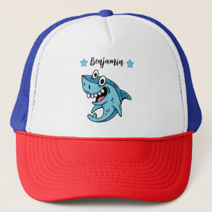 Voeg naam toe aan Shark Birthday Gift, shark Lover Trucker Pet