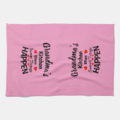 Voeg naam toe Alle tekst grootmas Kitchen Sweet wi Theedoek (Horizontaal)