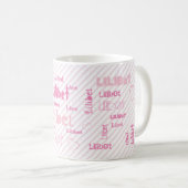 VOEG NAAM TOE Bff Vriendin Dochter Kleindochter Zu Koffiemok (Voorkant rechts)