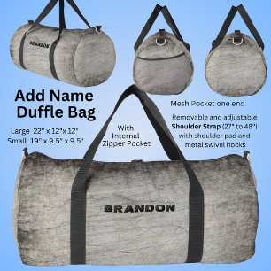Voeg Naam toe, Brown Gray Stone Grunge Plunjezak