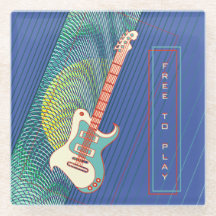 Voeg naam toe Cool Modern Blauwgroen & Blue Electr