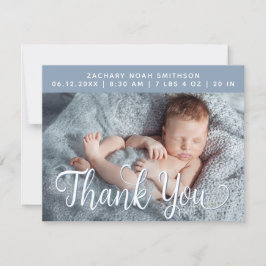     Voeg naam toe Dankjewel jongen Geboorte Aankon