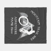 Voeg Naam toe geef ALLE Grays van het Spoor van de Fleece Deken (Voorkant (Horizontaal))