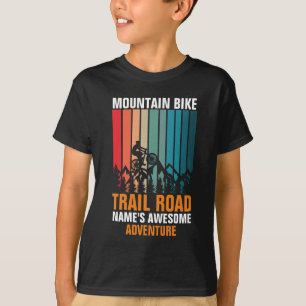Voeg Naam toe geef het Adventure van het Spoor van T-shirt
