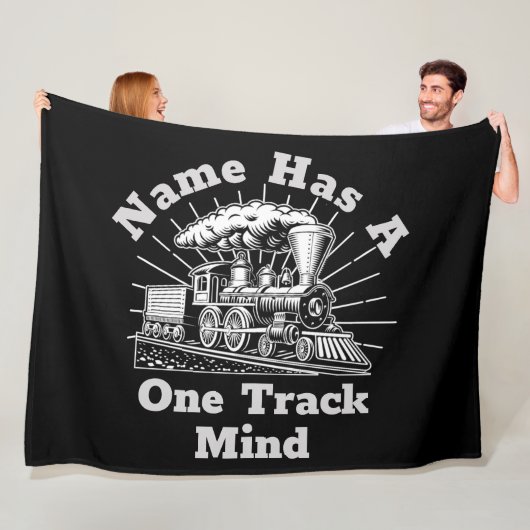 Voeg Naam toe geef Tekst uit, heeft één spoor van Fleece Deken (In situ)