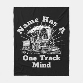 Voeg Naam toe geef Tekst uit, heeft één spoor van  Fleece Deken