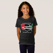 Voeg Naam toe geef Tekst USA Map Juneteenth T-Shir T-shirt (Voorkant volledig)