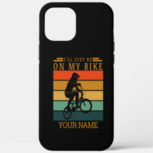 VOEG NAAM TOE IK ZAL OP MIJN BMX BIKE SUNSET Hoesj iPhone 12 Pro Max Hoesje