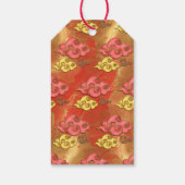 Voeg naam toe Maan Chinees Nieuwjaar Dragon Red Go Cadeaulabel (Achterkant)