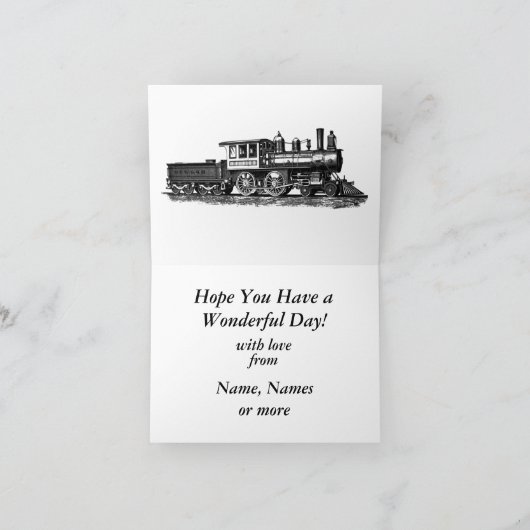 Voeg Naam toe personaliseer de Grote Vaderdag van  Kaart (Binnen)