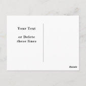 Voeg naam toe verander tekst Man Cave Bar Bier Briefkaart (Achterkant)