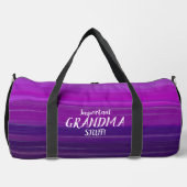 Voeg naam toe, verander tekst, roze Paarse Mauve g Plunjezak (Voorkant)