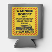 Voeg Naam toe Verandering ALLE TEKSTwaarschuwing T Blikjeskoeler (Voorkant)