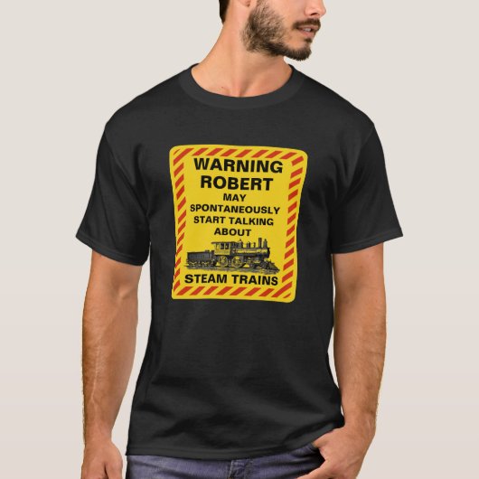 Voeg Naam toe Verandering ALLE TEKSTwaarschuwing T T-shirt (Voorkant)