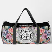 Voeg Naam toe, Verheug u in de Heer Altijd Plunjezak (Voorkant)