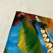 Voeg Naam toe, Witte Unicorn met Regenboogmane bij Strandlaken (In situ)