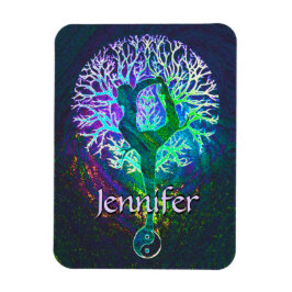 voeg naam toe | Yoga Tree Magneet
