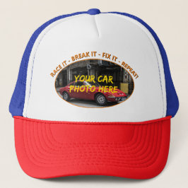 Voeg Naam toe, zijn Autofoto, Tekst, RACE IT - BRE Trucker Pet