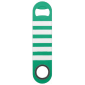 Voeg naam wit en groen toe speed flessenopener (Achterkant)