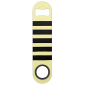 Voeg naam zwart en geel toe speed flessenopener (Achterkant)