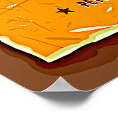 Voeg naambalk toe - morgen gratis bier poster (Hoek)