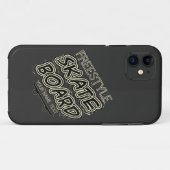 Voeg naamstijl Stadtekst Freestyle Schaats Board t Case-Mate iPhone Case (Achterkant (horizontaal))