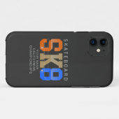 Voeg naamsverandering Text SK8 Skateboard kampioen Case-Mate iPhone Case (Achterkant (horizontaal))