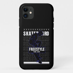 Voeg naamswijziging Freestyle Skateboard Rider toe Case-Mate iPhone Case