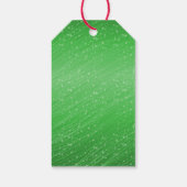 Voeg naamswijziging Tekst rood met kerstcadeaus to Cadeaulabel (Achterkant)