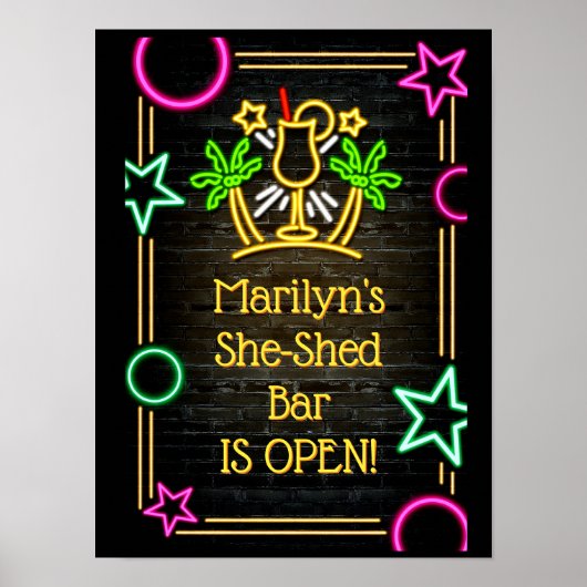 Voeg naamswijziging Tekst voor zelfgemaakte streep Poster (Voorkant)