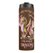 Voeg naamtekst toe - alleen hier omdat genoemde dr thermosbeker (Voorkant)