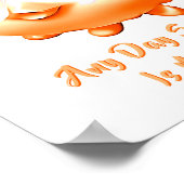 Voeg naamtekst toe, Baby Goudvis Nursery Poster (Hoek)