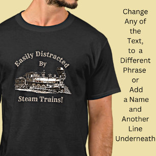 Voeg naamtekst toe - Gemakkelijk verstoord door st T-shirt