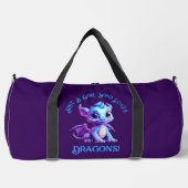 Voeg naamtekst toe - gewoon een meisje dat van dra plunjezak (Voorkant)