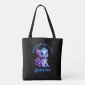 Voeg naamtekst toe - gewoon een meisje dat van dra tote bag (Achterkant)