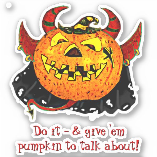 Voeg naamtekst toe, Gezegde voor boogontduiking Sticker (Voorkant)