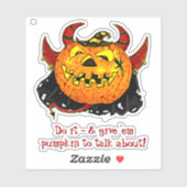 Voeg naamtekst toe, Gezegde voor boogontduiking Sticker (Vel)