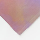 Voeg naamtekst toe, Pastels Painted Siamese Cat Fleece Deken (Hoek)