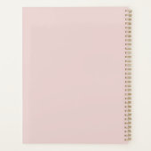Voeg Namen & Datum Roze Rozen & Duiven Bruiloft to Planner (Achterkant)