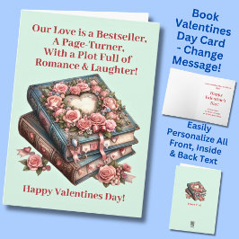 Voeg namen, onze liefde een bestseller, Valentijns Kaart