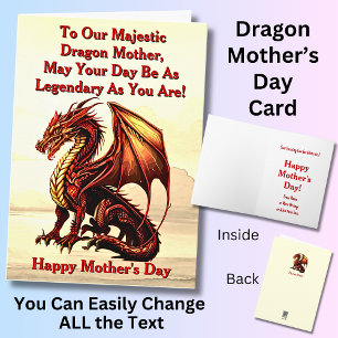 Voeg namen toe aan onze majestueuze draak moeder kaart