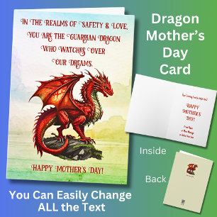 Voeg namen toe, jij bent de beschermendraak, Moede Kaart